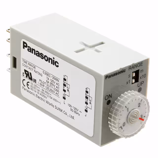 S1DXMA2C30MAC120V Panasonic Industrial Automation Sales Relais temporisés